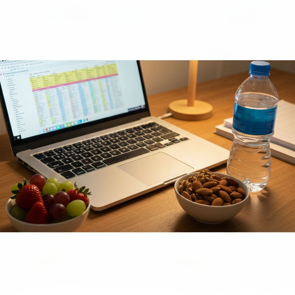 Laka grickanja pored laptopa - večernja svesnost